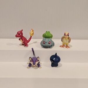 Vintage 90's Pokemon Mini Figure Set